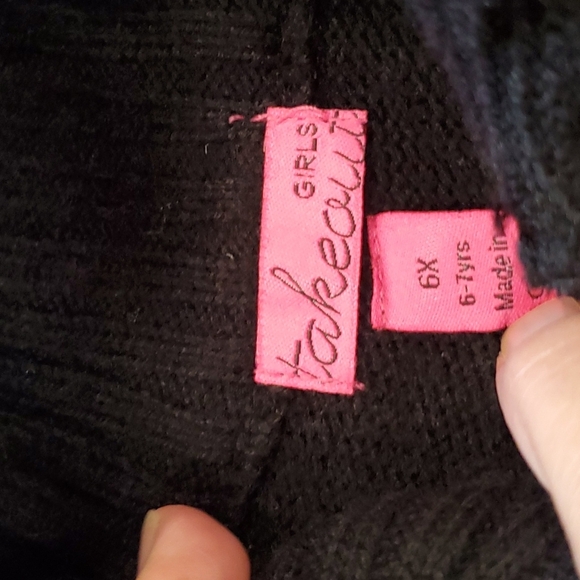 Girls Taken Out Cover Up Button Down Sweater Size 6/7 - Picture 3 of 3